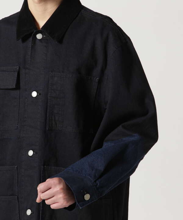 YOKE/ヨーク/DENIM COVERALL HALF COAT