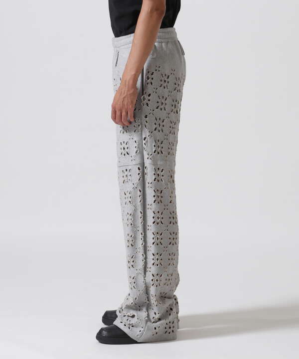 MASU/エムエーエスユー/FLOWER HOLE SWEAT PANTS/MPFW-PT1624