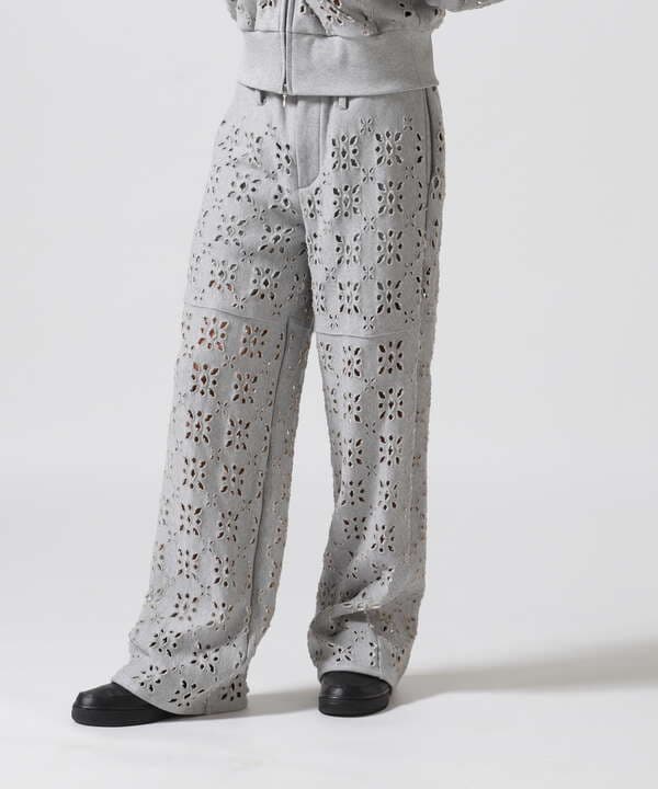 MASU/エムエーエスユー/FLOWER HOLE SWEAT PANTS/MPFW-PT1624