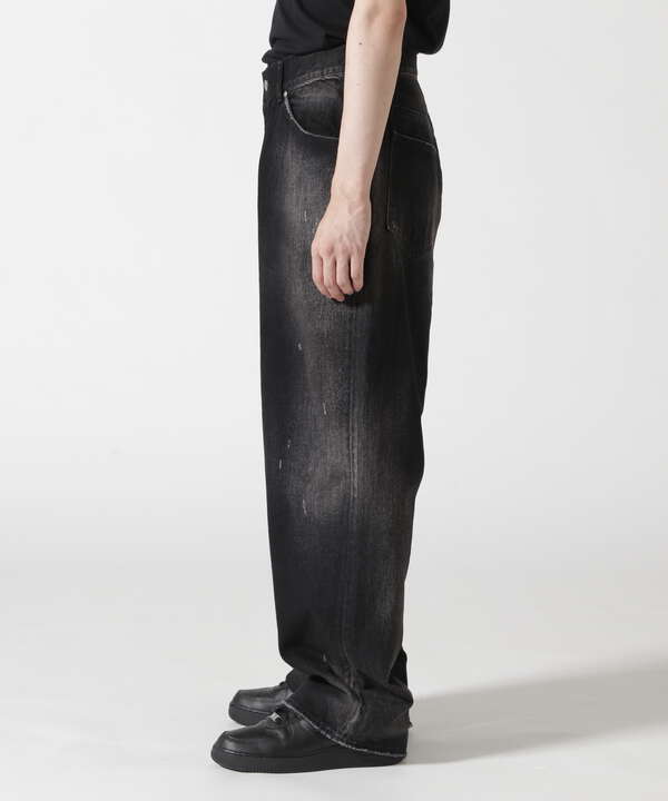 ANCELLM/アンセルム/AGING TAPERED 5P DENIM PANTS