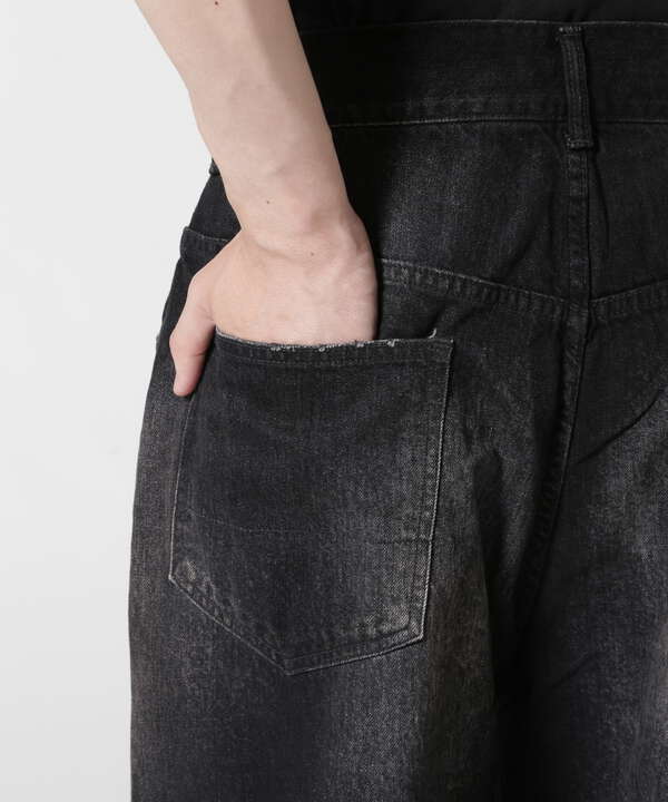 ANCELLM/アンセルム/AGING TAPERED 5P DENIM PANTS