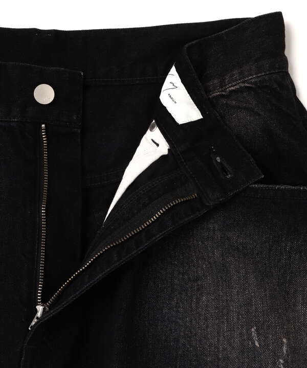 ANCELLM/アンセルム/AGING TAPERED 5P DENIM PANTS