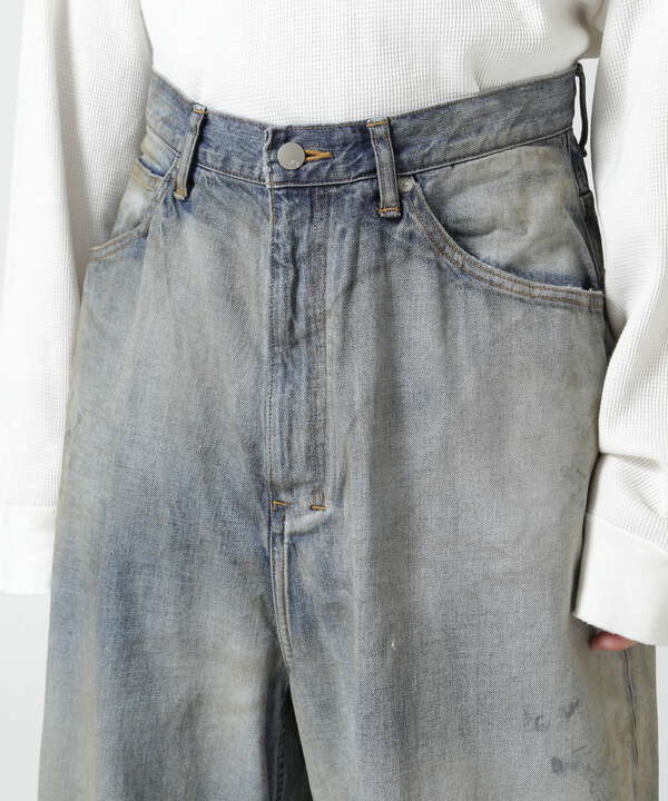 ANCELLM/アンセルム/AGING WIDE DENIM 5P PANTS/ANC-PT59