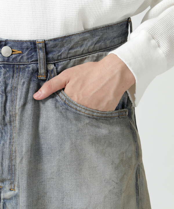 ANCELLM/アンセルム/AGING WIDE DENIM 5P PANTS/ANC-PT59