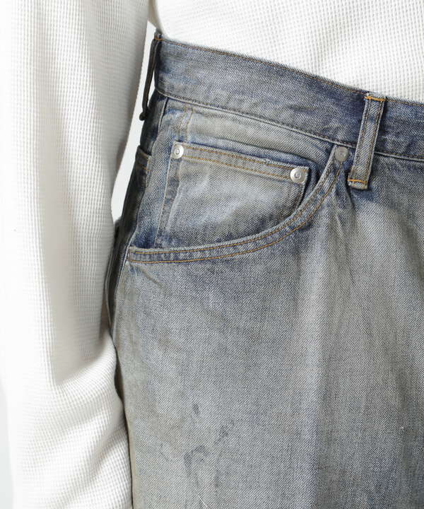 ANCELLM/アンセルム/AGING WIDE DENIM 5P PANTS/ANC-PT59