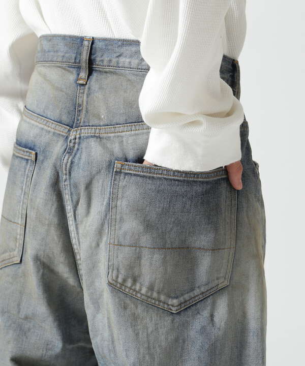 ANCELLM/アンセルム/AGING WIDE DENIM 5P PANTS/ANC-PT59