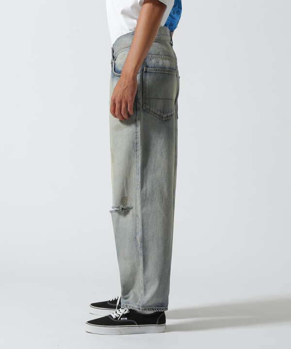 ANCELLM/アンセルム/AGING SELVEDGE TAPERED 5P DENIM PANTS