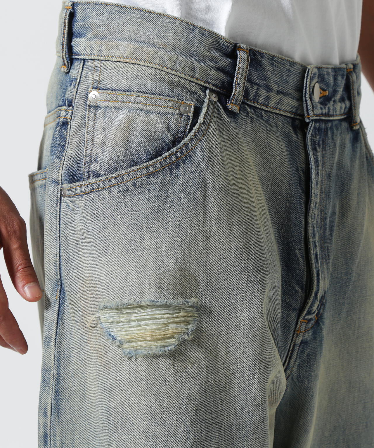 ANCELLM/アンセルム/AGING SELVEDGE TAPERED 5P DENIM PANTS | GARDEN ( ガーデン ) | US  ONLINE STORE（US オンラインストア）