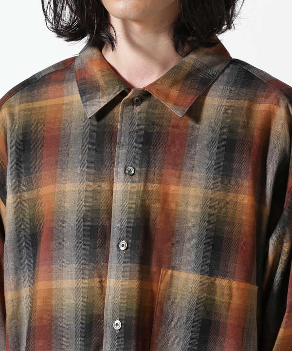 ANCELLM/アンセルム/R/C CHECK CRASH LS SHIRT