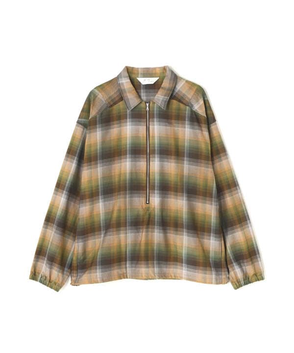 ANCELLM/アンセルム/ R/C CHECK PULL OVER SHIRT/ANC-SH45