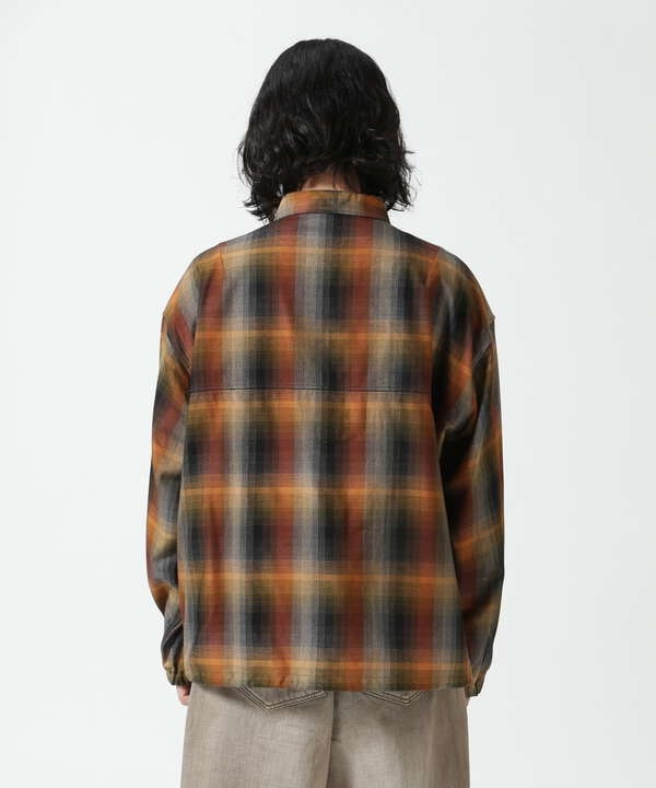 ANCELLM/アンセルム/ R/C CHECK PULL OVER SHIRT/ANC-SH45