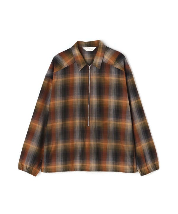 ANCELLM/アンセルム/ R/C CHECK PULL OVER SHIRT/ANC-SH45