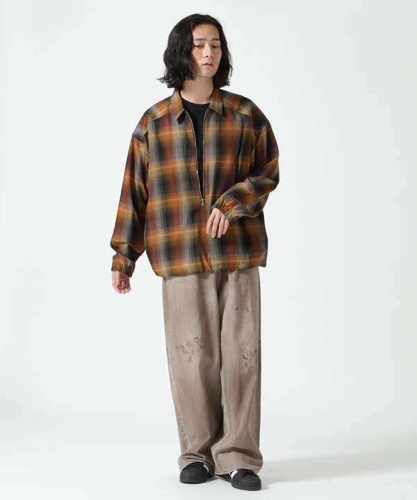 ANCELLM/アンセルム/ R/C CHECK PULL OVER SHIRT/ANC-SH45