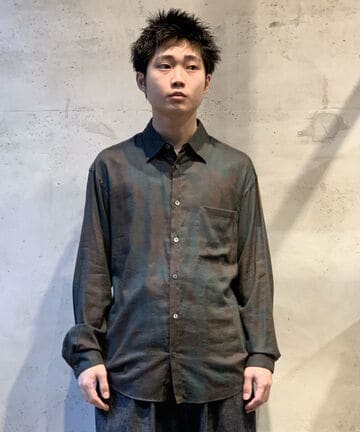 YOKE/ヨーク/Patterned Regular Collar Shirt