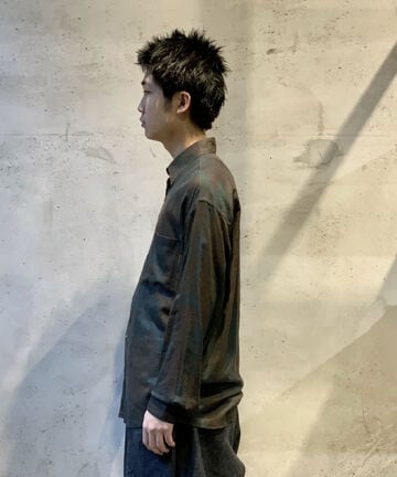 YOKE/ヨーク/Patterned Regular Collar Shirt