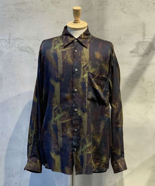 YOKE/ヨーク/Patterned Regular Collar Shirt