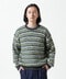 YOKE/ヨーク/MOHAIR BORDER SWEATER