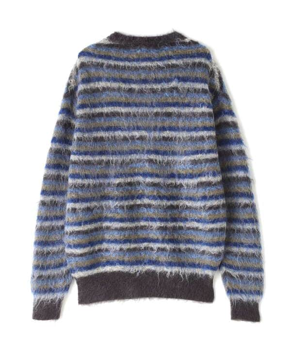 YOKE/ヨーク/MOHAIR BORDER SWEATER