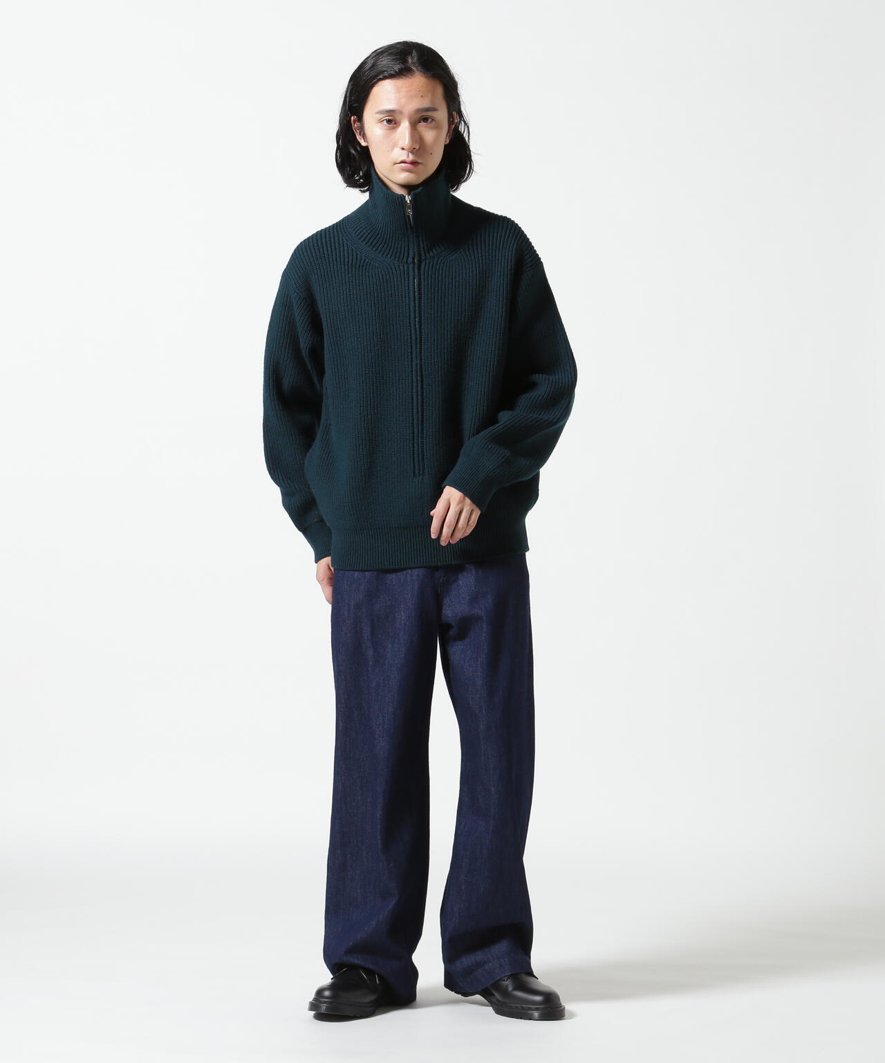 YOKE/ヨーク/ 3/4 FRONT ZIP HIGHNECK RIB SWEATER | GARDEN ( ガーデン ) | US ONLINE  STORE（US オンラインストア）