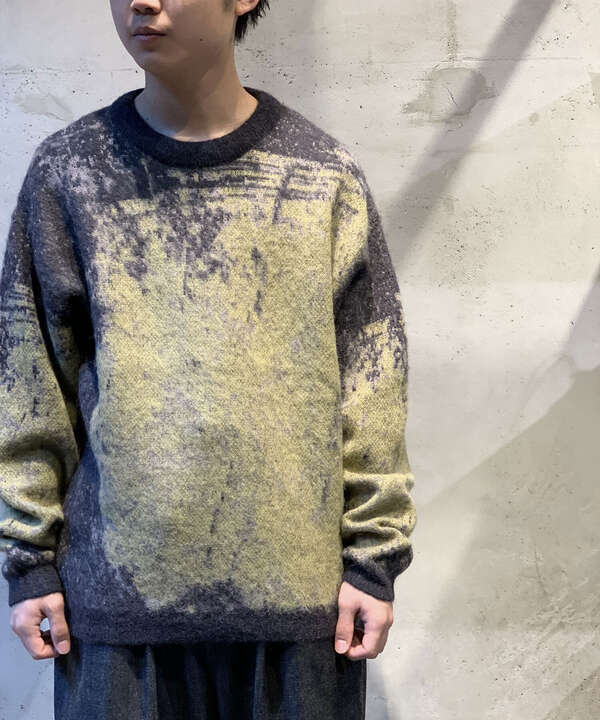 YOKE/ヨーク/Jacquard Mohair Sweater