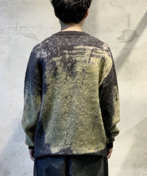 YOKE/ヨーク/Jacquard Mohair Sweater