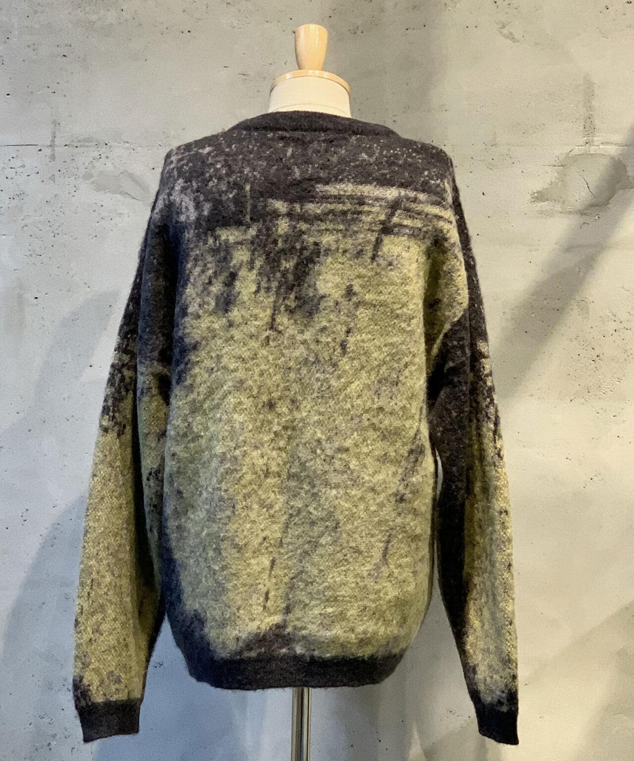 YOKE/ヨーク/Jacquard Mohair Sweater