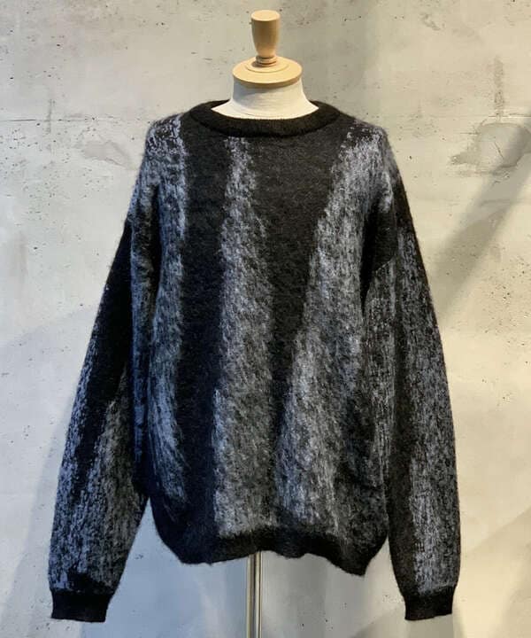 YOKE/ヨーク/Jacquard Mohair Sweater