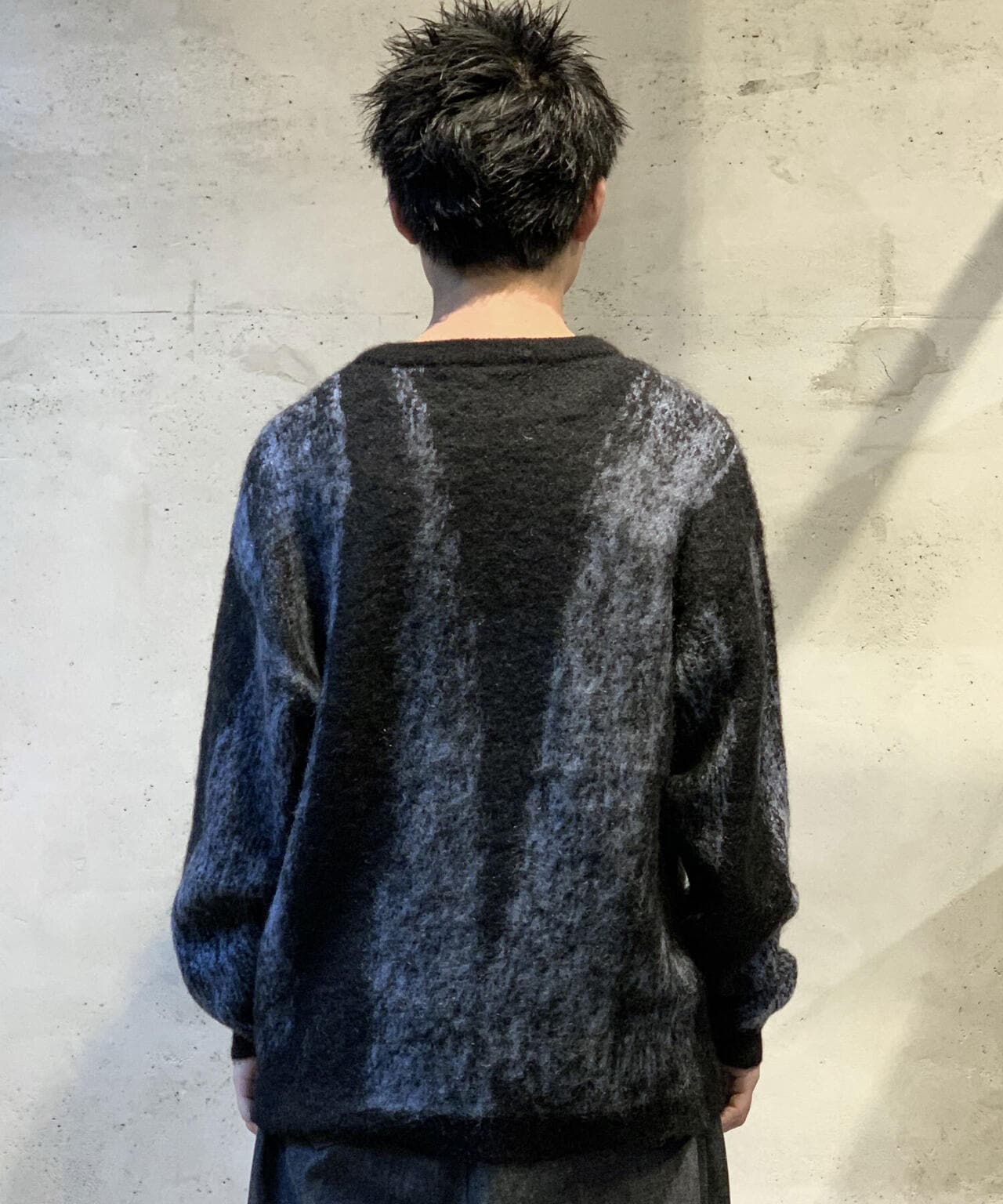 YOKE/ヨーク/Jacquard Mohair Sweater