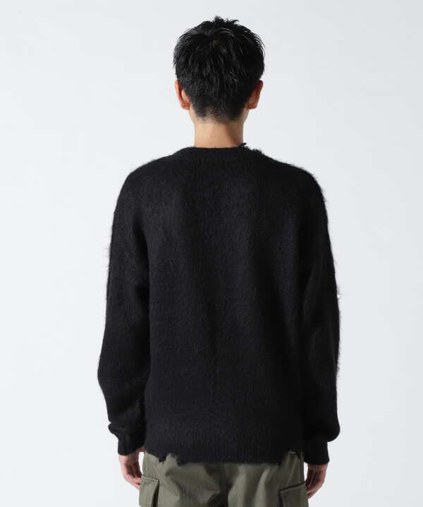 Toironier/トワロニエ/mohair v neck knit