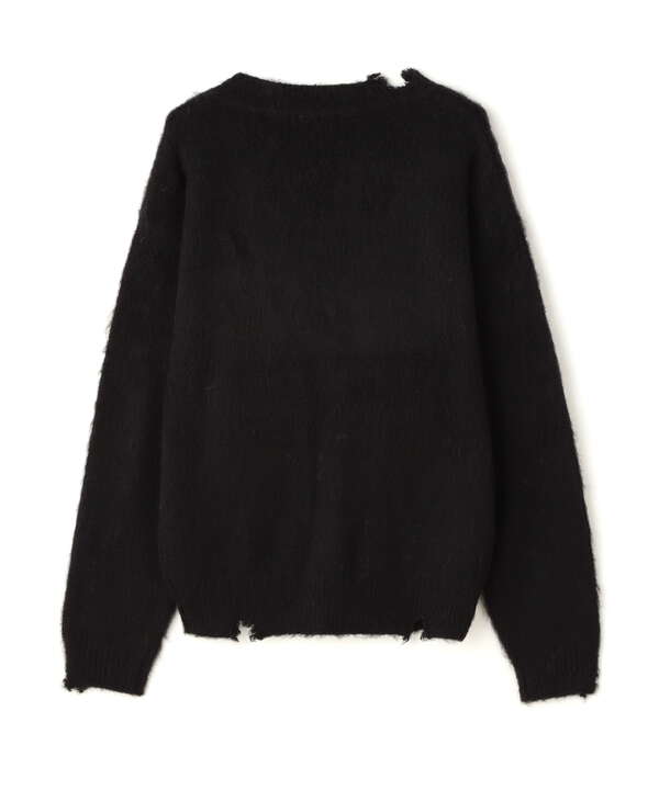 Toironier/トワロニエ/mohair v neck knit