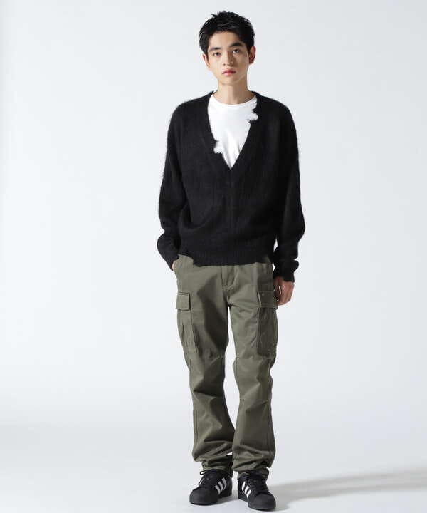 Toironier/トワロニエ/mohair v neck knit