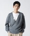 Toironier/トワロニエ/mohair v neck knit