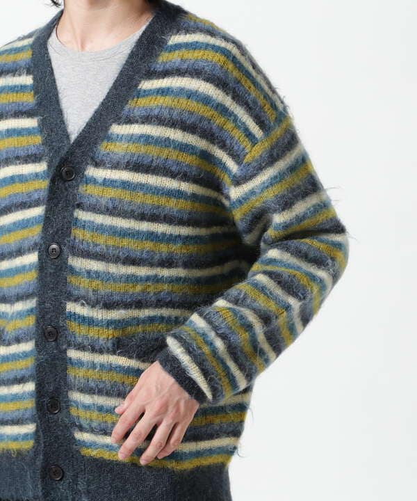 YOKE/ヨーク/MOHAIR BORDER CARDIGAN