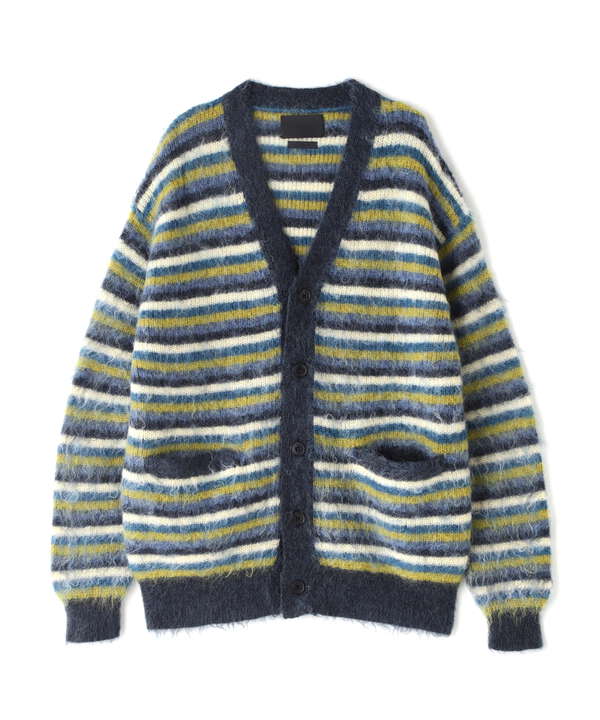 YOKE/ヨーク/MOHAIR BORDER CARDIGAN