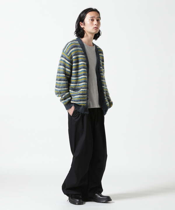 YOKE/ヨーク/MOHAIR BORDER CARDIGAN