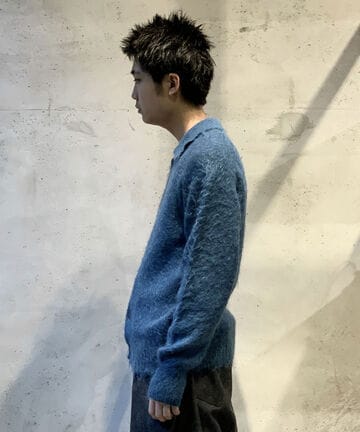 YOKE/ヨーク/BRUSHED MOHAIR KNIT SHIRT