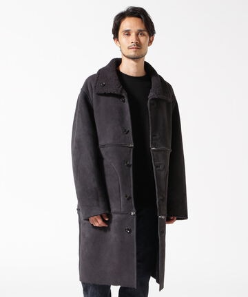 YOKE/ヨーク/Reversible & Detachable Mouton Coat