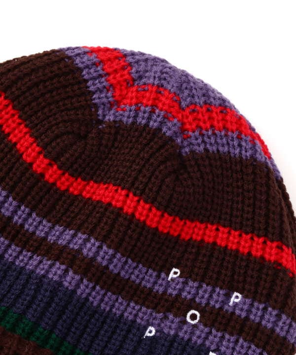 POP TRADING COMPANY/ポップ トレーディング カンパニー/Pop Striped Beanie