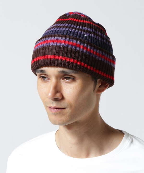 POP TRADING COMPANY/ポップ トレーディング カンパニー/Pop Striped Beanie