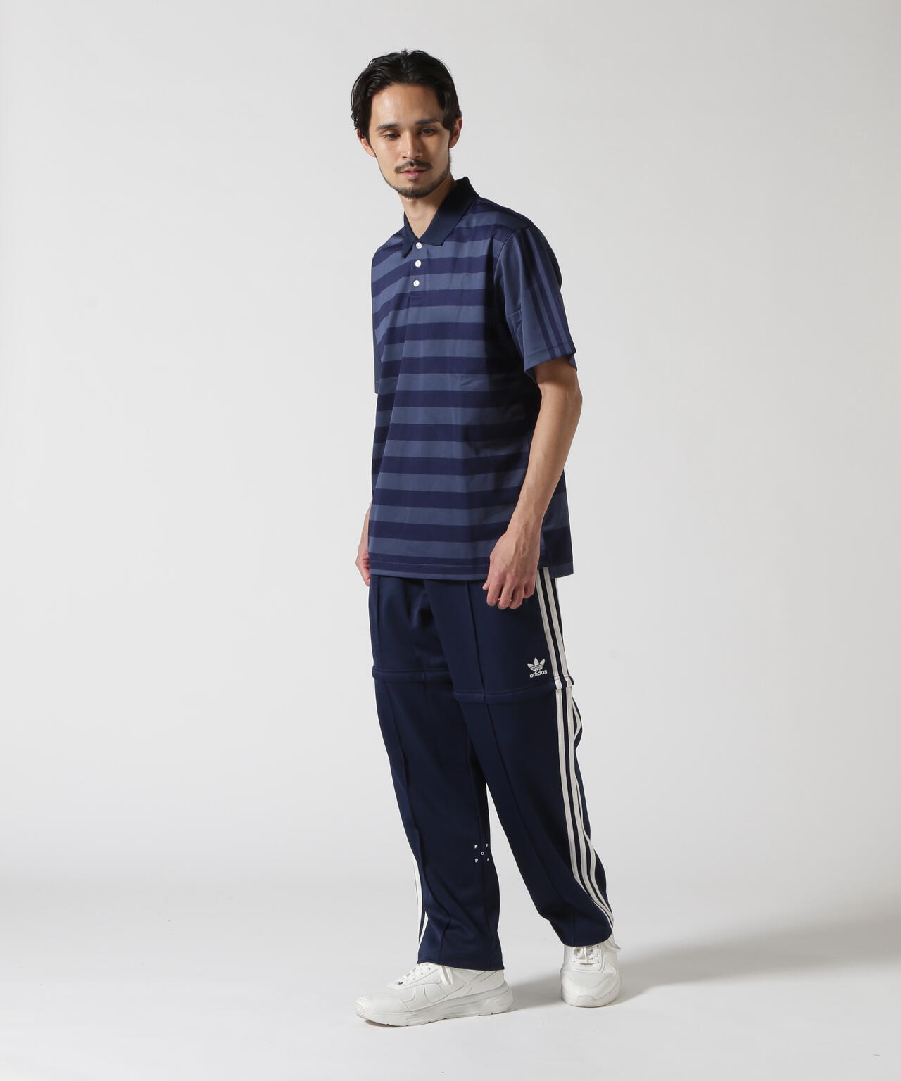 POP TRADING COMPANY/Pop & Adidas Polo SS T-Shirt | GARDEN