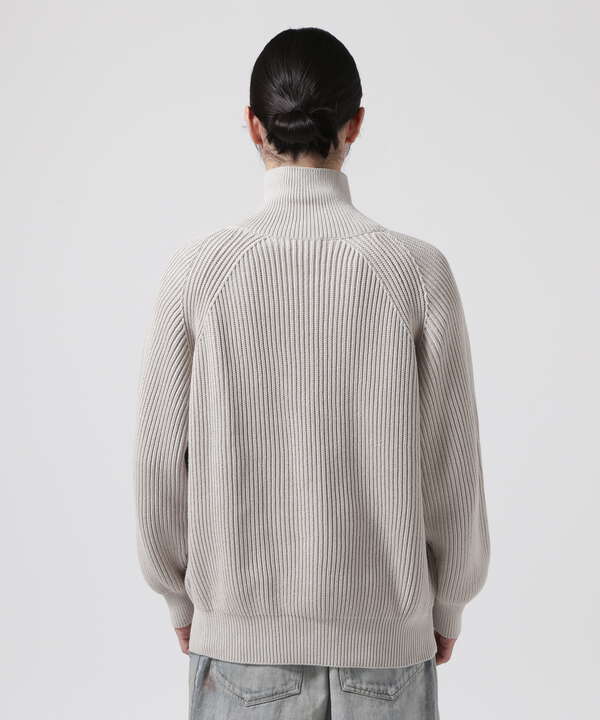 Toironier/トワロニエ/Half Zip Knit