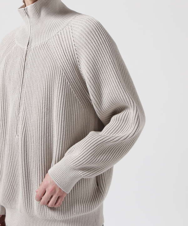 Toironier/トワロニエ/Half Zip Knit