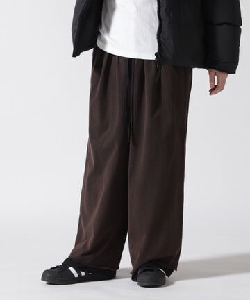 【先行予約 12月下旬-1月上旬入荷予定】ANCELLM/アンセルム/FADED DRAPE WIDE EASY CUT SLACKS