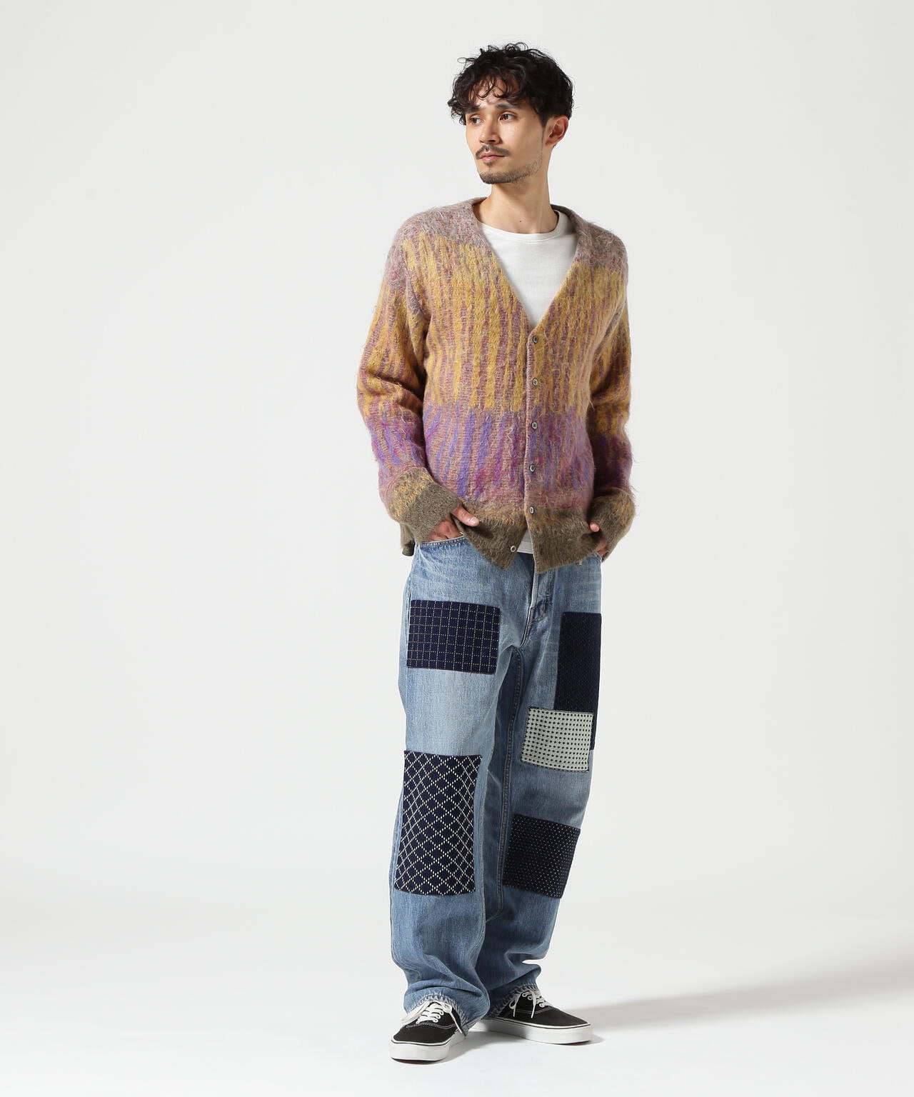 YOKE/ヨーク/KID MOHAIR WOOL BRUSHED TREE JAQUARD CARDIGAN | GARDEN ( ガーデン ) |  US ONLINE STORE（US オンラインストア）