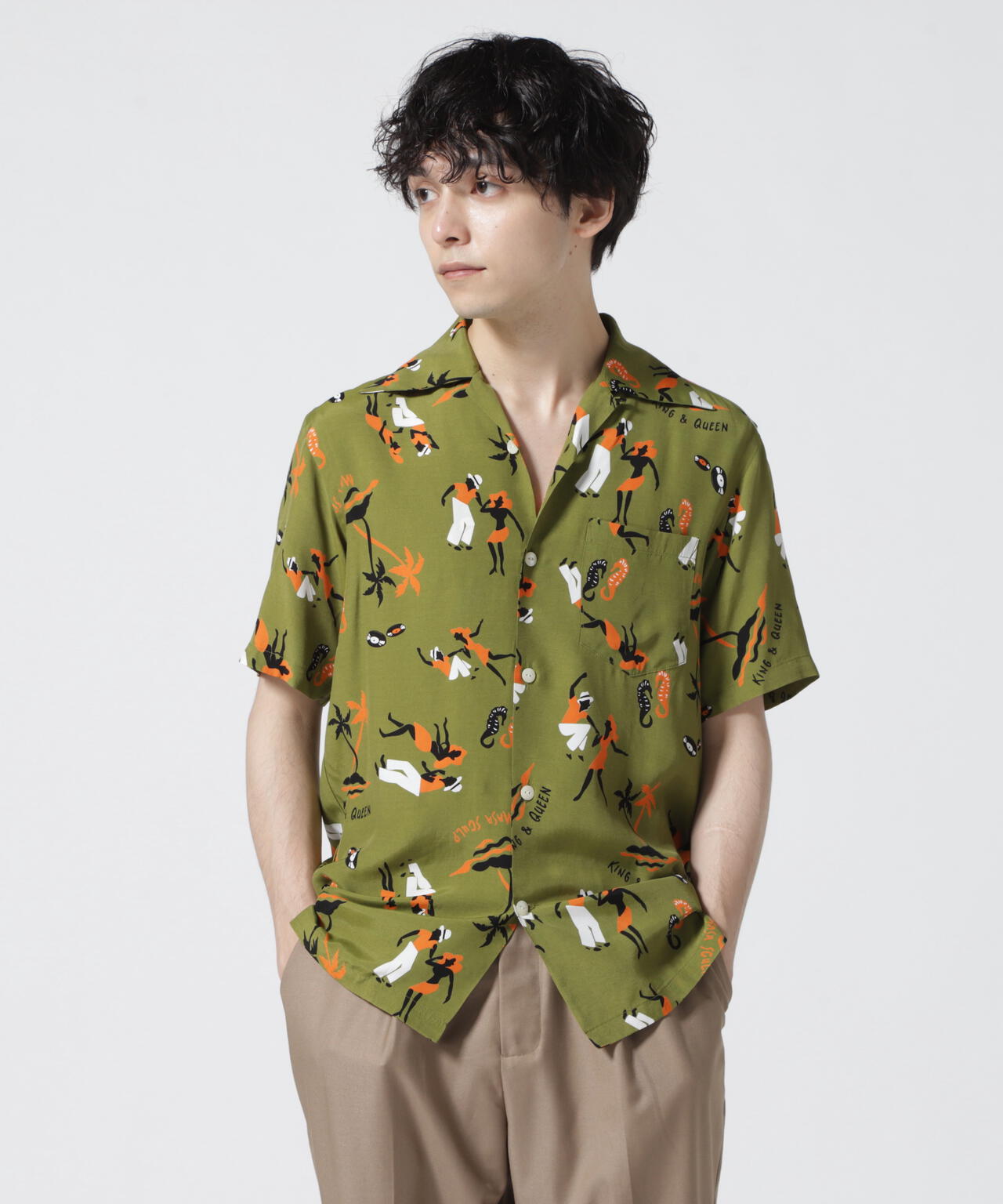 アロハブロッサム　Aloha Blossom シャツ　半袖　半袖シャツ　柄シャツトップス