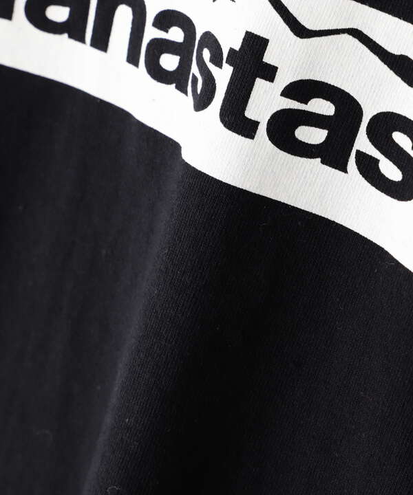 MANASTASH/マナスタッシュ/RaveLogo L/S T-Shirts/ロゴプリントロングスリーブTシャツ