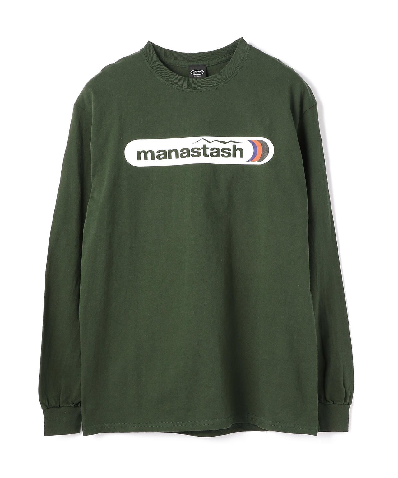 MANASTASH/マナスタッシュ/RaveLogo L/S T-Shirts/ロゴプリントロングスリーブTシャツ