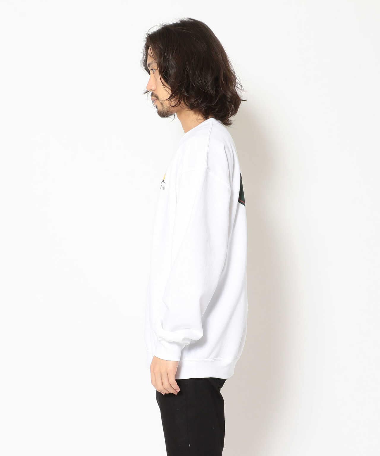 MANASTASH/マナスタッシュ OVAL SMILE SWEAT SHIRTS オーバルスマイル