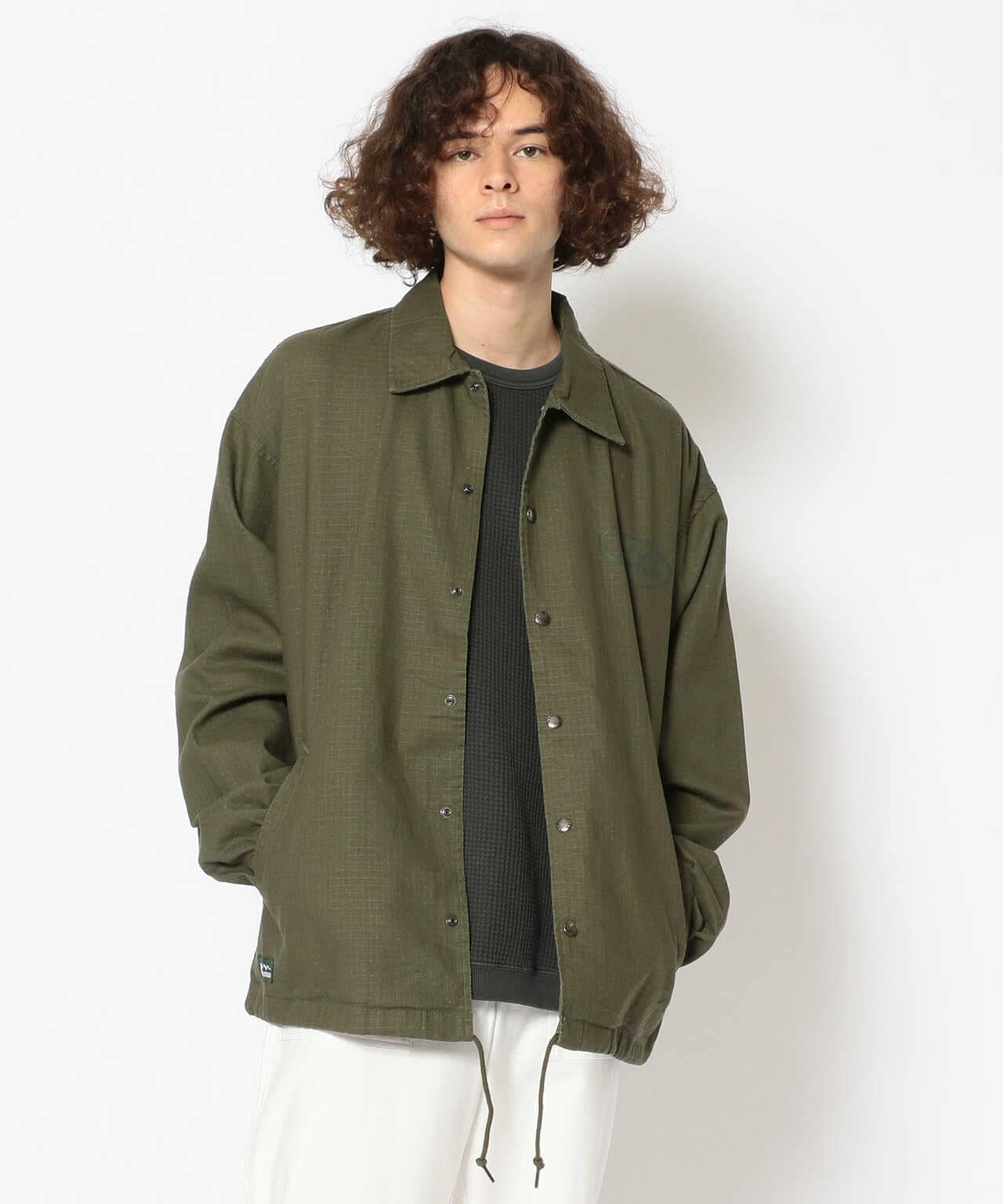 MANASTASH/マナスタッシュ HEMP RIP COACH JACKET ヘンプリップ