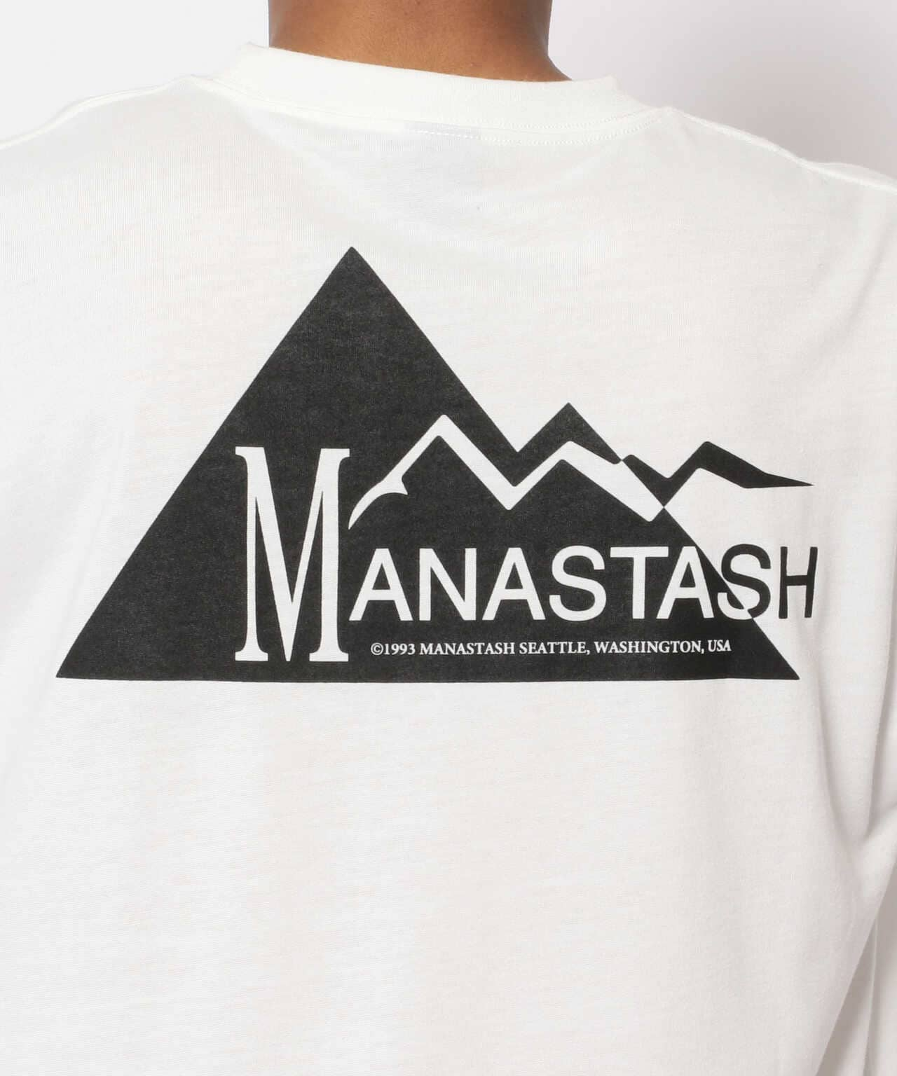 MANASTASH/マナスタッシュ/DryDeo L/S ｔ－Shirts GEOM/ロゴプリント